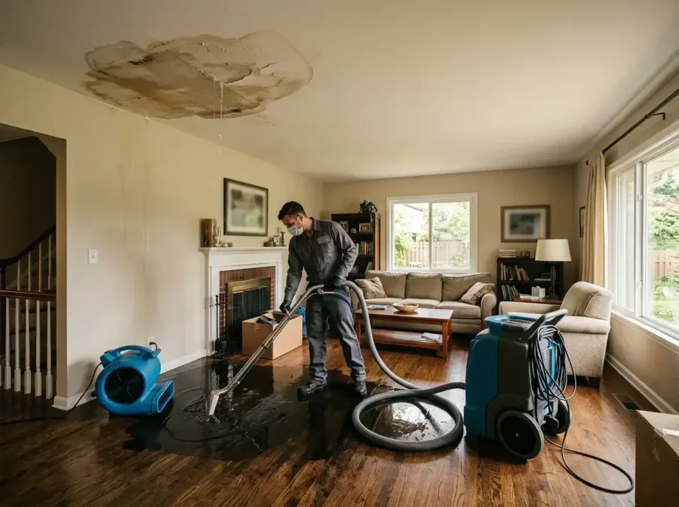 attic-pipe-burst-ceiling-drip-008 — frequently asked questions, Water Damage Restoration & Carpet Care in Village Green, NY